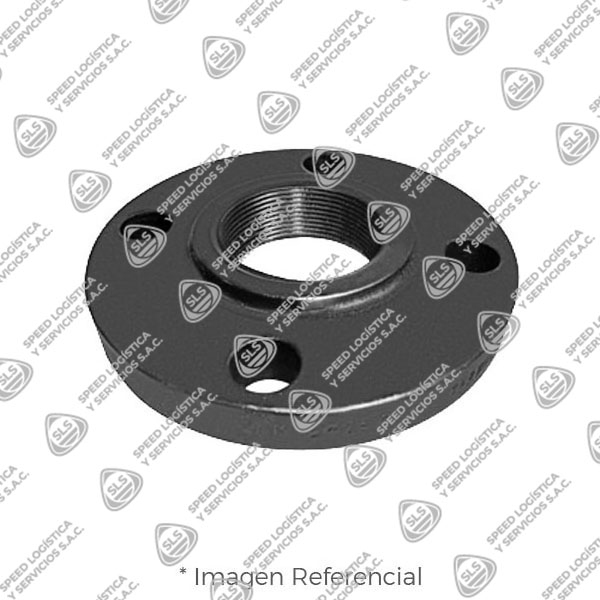 BRIDA ROSCADA ACERO ASTM A105 CLASE 150 RF (RAISED FACE) ANSI B16.5 NPT ANSI B1.20.1