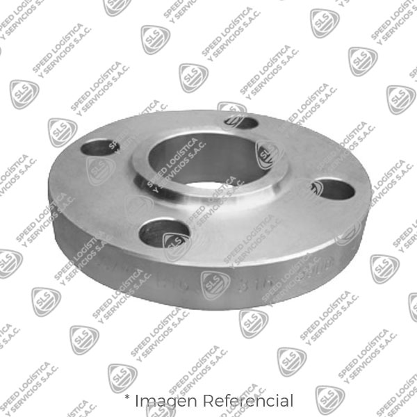 BRIDA ANILLO (SLIP ON) ACERO INOXIDABLE 316/316L CLASE 150 RF ANSI B16.5