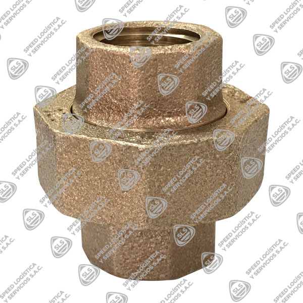 TUERCA UNIVERSAL BRONCE CLASE 125 NPT B1-20.1 MECH (342)