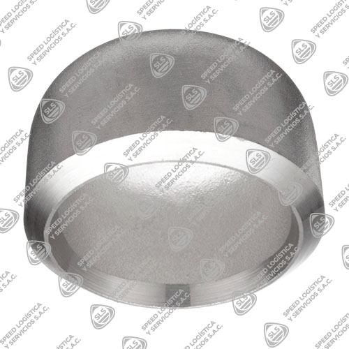 CAP ACERO INOXIDABLE ASTM A403 316L SCH-40S ASME / ANSI B16.9 SOLDABLE BW (BUTT WELD)