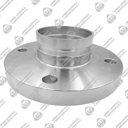 BRIDA CUELLO ACERO INOXIDABLE SS304 RANURADA SCH-10 CLASE 150 ANSI RF