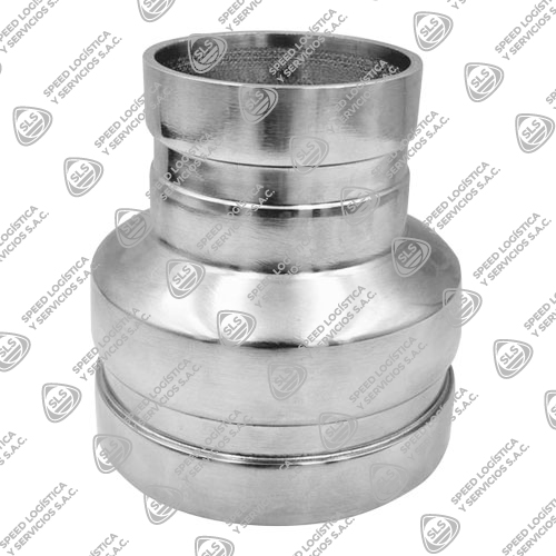 REDUCCION CONCENTRICA ACERO INOXIDABLE SS304 RANURADA SCH-10