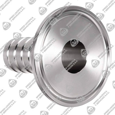 ACOPLE SANITARIO MIXTO ASTM A270 304 3A EXTREMOS CLAMP - MANGUERA