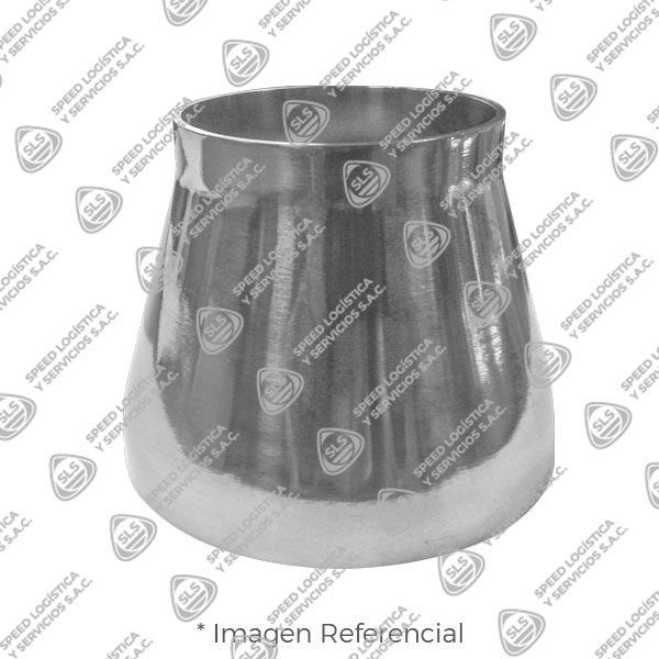 REDUCCIÓN CONCÉNTRICA SANITARA ASTM A270 304 3A EXTREMOS SOLDABLES