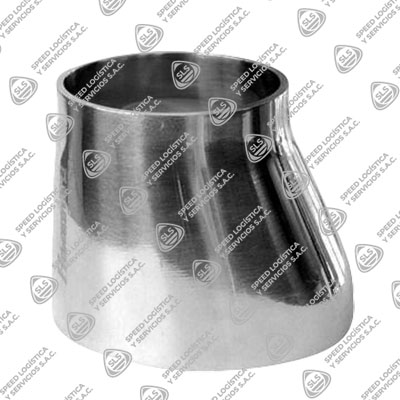 REDUCCIÓN EXCÉNTRICA SANITARIA ASTM A270 316L 3A EXTREMOS SOLDABLES