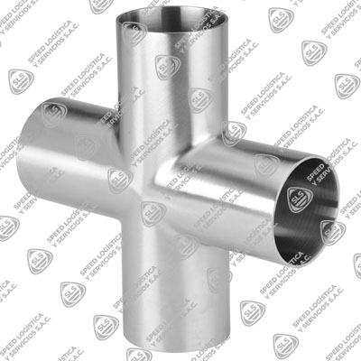 CRUZ SANITARIA ASTM A270 304 EXTREMOS SOLDABLES