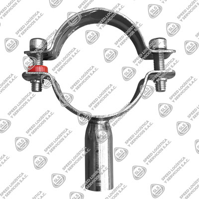 COLGADOR SOPORTE AJUSTABLE DE TUBOS SANITARIOS 304 CON ACOPLE SOLDABLE