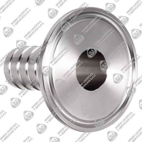 ACOPLE SANITARIO MIXTO ASTM A270 316L 3A EXTREMOS CLAMP - MANGUERA