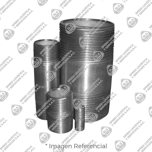 NIPLE GALVANIZADO 1/4"