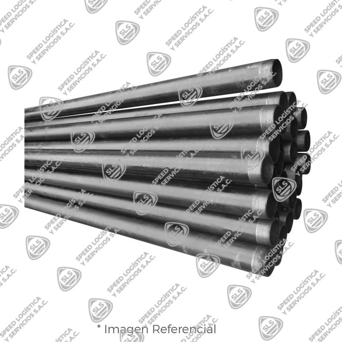 TUBO FE. NEGRO SERIE II (LIVIANO) ISO 65 ERW NPT X 6.4 MT