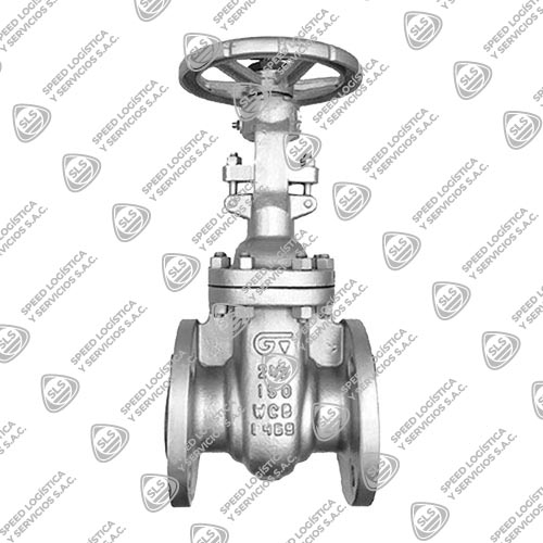 VÁLVULA COMPUERTA ACERO FUNDIDO ASTM A216 WCB CLASE 150 BRIDADA MOD. 2229A