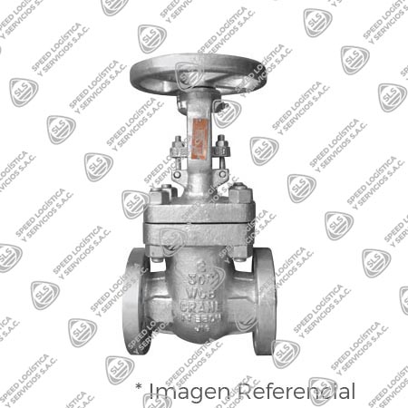 VÁLVULA COMPUERTA ACERO FUNDIDO ASTM A216 WCB CLASE 300 MOD. 33XU-F 