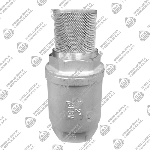VÁLVULA DE PIE INOXIDABLE 316 (CF8M) ROSCA NPT PN16 ASIENTO METAL TIPO INDUSTRIAL SUN