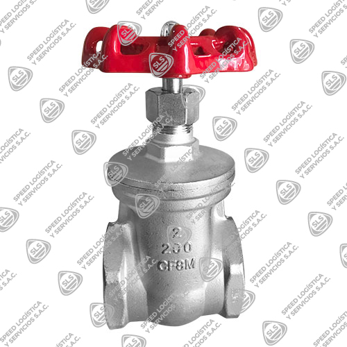 VÁLVULA COMPUERTA INOXIDABLE 316 (CF8M) 200 PSIG (CWP) ROSCA NPT TIPO INDUSTRIAL SUN