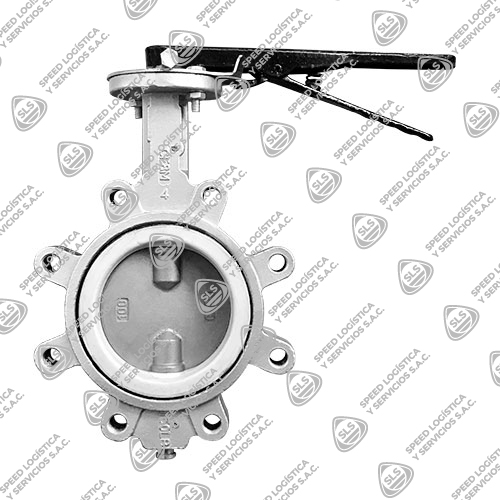VÁLVULA MARIPOSA INOXIDABLE 316 (CF8M) LUG ASIENTO TEFLÓN (RPTFE) 200 PSIG TIPO INDUSTRIAL SUN