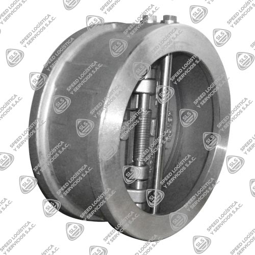 VALVULA DUO CHECK WAFER HIGH PERFOMANCE ACERO INOXIDABLE 316 (CF8M) TIPO H ASIENTO METAL TIPO INDUSTRIAL HGV