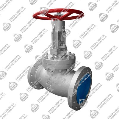 VÁLVULA GLOBO ACERO AL CARBONO ASTMA216 WCB CON ANILLO 13% CR. VASTAGO ASCENDENTE OS&Y (R.S.) API 623 V/SS40 CLASE 300 BRIDADA ANSI B16.5 RF TIPO COMERCIAL HGV