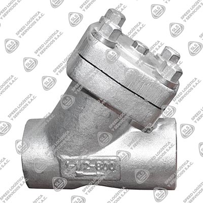 FILTRO "Y" ACERO INOXIDABLE FORJADO F182 -304 (CF8) CON CANASTILLA SS316 MESH40 CLASE 800 ROSCA NPT B1-20.1 TIPO INDUSTRIAL HGV