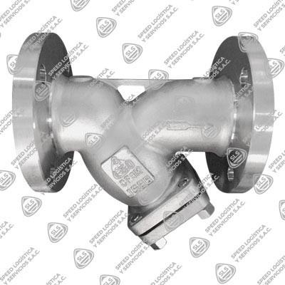 FILTRO "Y" ACERO INOXIDABLE 316L (CF3M) CON CANASTILLA SS316 MESH 40 CLASE 150 BRIDADO ANSI B16.5 RF TIPO INDUSTRIAL HGV