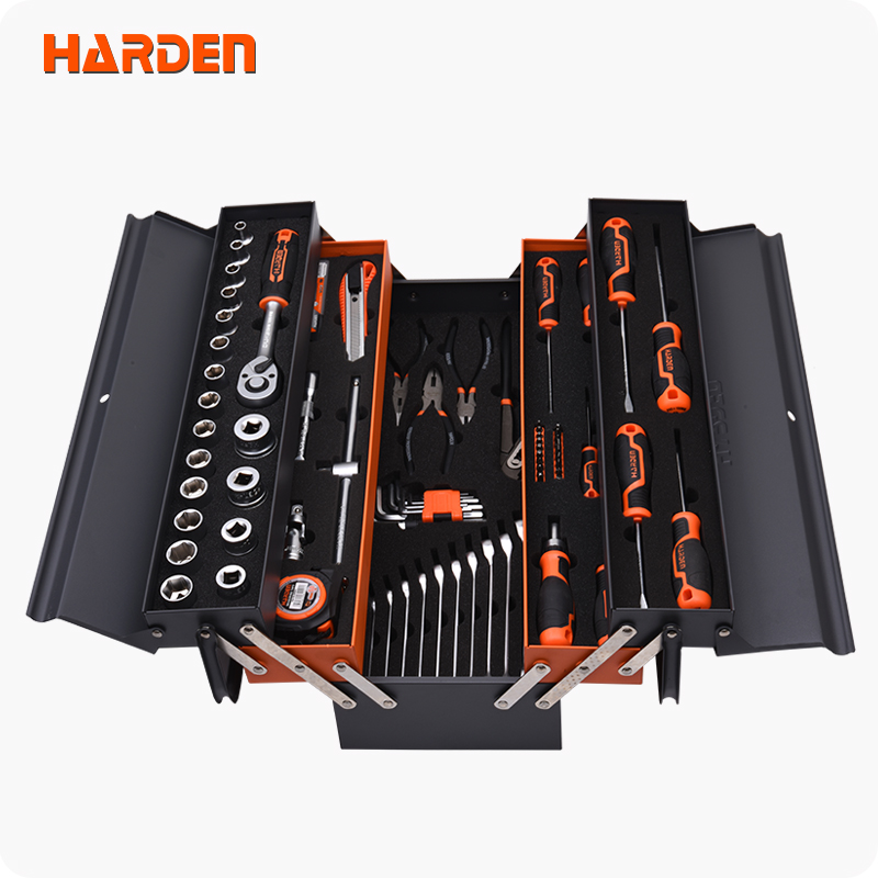 CAJA DE HERRAMIENTAS TIPO ACORDEON x77 PIEZAS