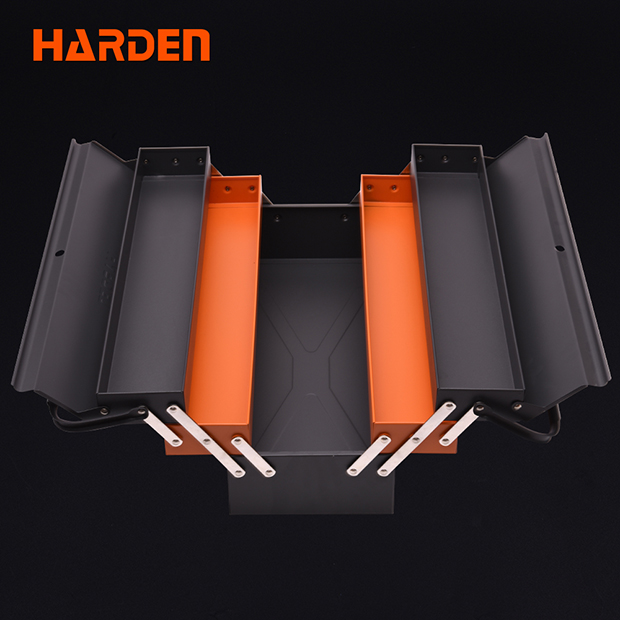 CAJA PORTAHERRAMIENTAS DE METAL TIPO ACORDEÓN