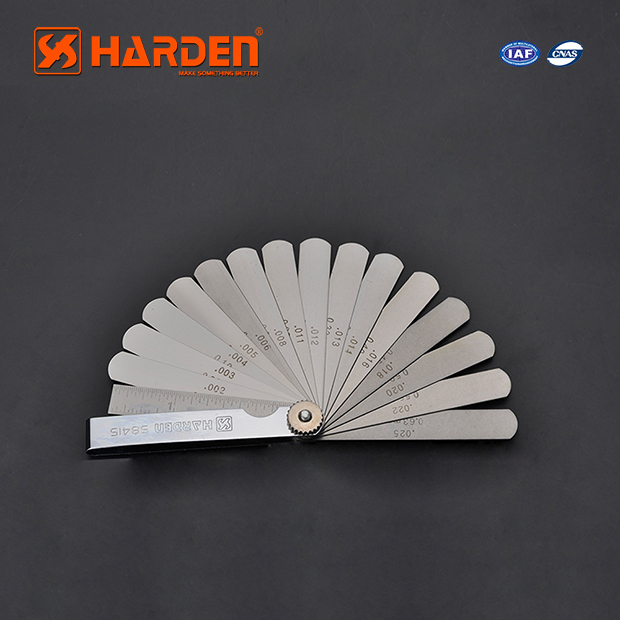 CALIBRADOR DE ESPESORES DEL 0.051 AL 0.635 MM X 15 HOJAS