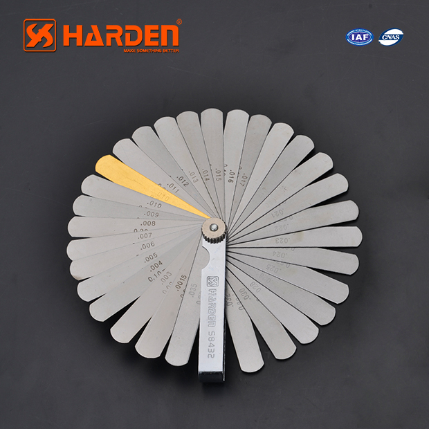 CALIBRADOR DE ESPESORES PROFESIONAL X 32 HOJAS DEL 0.04 AL 0.85 MM