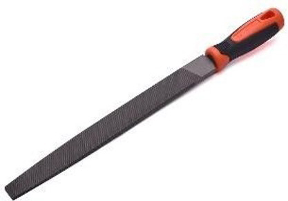 LIMA PLANA SEMIFINA CON MANGO ERGONÓMICO