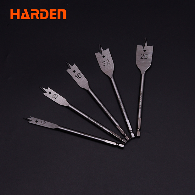 BROCAS PARA MADERA TIPO PALETA DE 10 A 25 MM X 5 PIEZAS